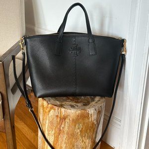 Tory Burch McGraw Leather Satchel